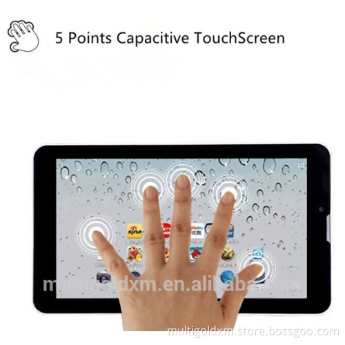 7 inch android phone tablet pc With Mediatek mtk6572 Dual Core 512MB RAM 4GB Mobile Tablet
